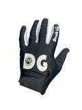 Black and white Motocross gloves